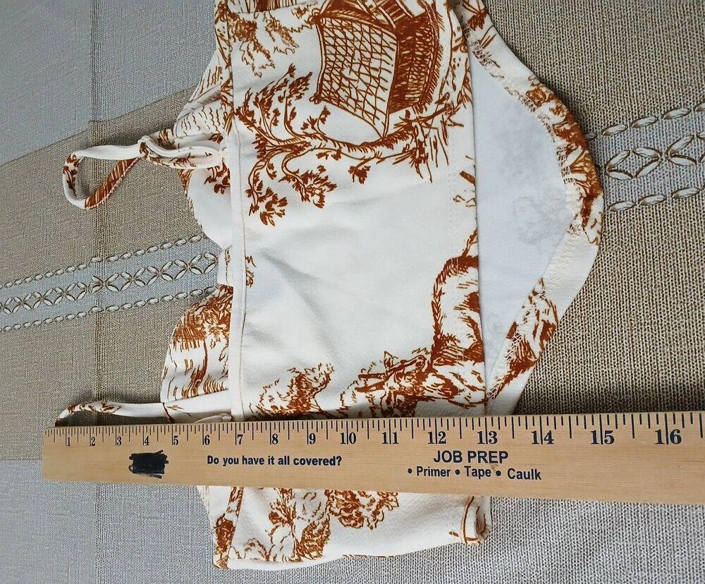Women's XS Bustier Tank Crop Top Summer Clubbing Sexy Asian Adjustable Straps - Picture 5 of 7